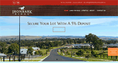 Desktop Screenshot of ironbarkliving.com.au
