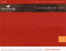 Tablet Screenshot of ironbarkliving.com.au